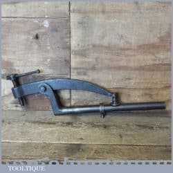Vintage Bench Holdfast Clamp With Locking Depth Sleeve - Good Condition