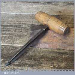 Vintage 7/16” Gimlet With Beechwood Handle - Good Condition