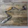 Vintage Stanley No 75 Carpenter’s Ratchet Brace Beech Handles 10” Swing