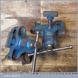 Vintage Pair Record No: 153-A Floorboard Clamps - Good Condition