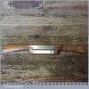 Vintage Beechwood Spokeshave Brass Sole 2 ½” Cutter - Good Condition