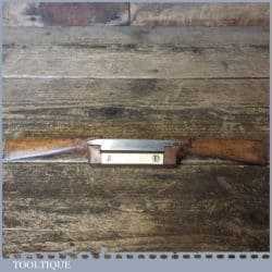 Vintage Beechwood Spokeshave Brass Sole 2 ½” Cutter - Good Condition