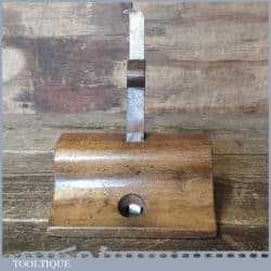 Vintage Beechwood Old Woman’s Tooth Hand Router Plane - Good Condition