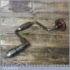 Vintage I. Sorby Carpenter’s Ratchet Brace Beech Handles 10” Swing