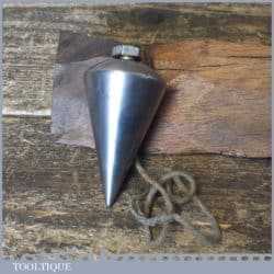 Vintage German Cast Steel Plumb Bob - Good Condition