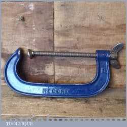 Vintage 8” Record Heavy Duty G Clamp - Ready Tor Use