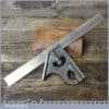 Vintage Rabone Chesterman No: 1912 Cast Steel Adjustable Combination Square