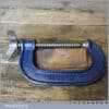 Vintage Record carpenter’s 4” G clamp in good used condition and ready for use.