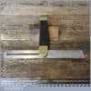 Vintage S. Tyzack & Son Carpenters Ebony Brass Sliding Bevel