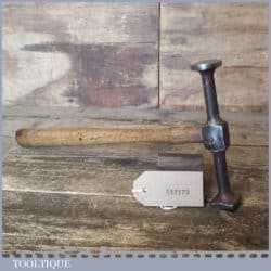 Vintage Panel Beaters Round Square Faced Planishing Hammer - Good Condition