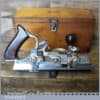 Superb Vintage Boxed Record No: 405 Combination Plough Plane 22 Cutters