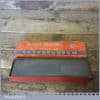 Vintage Aloxite 8” x 2” x 1” Fine Carborundum Oil Stone In Original Box
