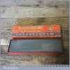 Vintage Aloxite 8” x 2” x 1” Fine Carborundum Oil Stone In Original Box