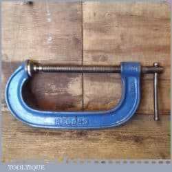 Vintage Record 6” Heavy Duty G Clamp - Good Condition Ready Tor Use