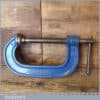 Vintage Record 4” Heavy Duty G Clamp - Good Condition Ready Tor Use
