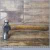 T12636 - Vintage ball pein hammer stamped with crowsfoot broad arrow and dated 1952, with wooden handle and in good used condition.