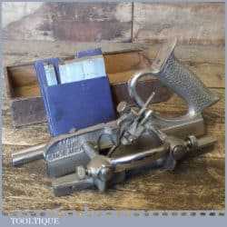 Vintage Boxed Record No: 044 Plough Plane 8 Cutters - Fully Refurbished