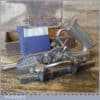 Vintage Boxed Record No: 044 Plough Plane 8 Cutters - Fully Refurbished