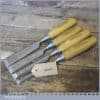 4 No. Vintage Marples Ridgeway Bevel Edge Chisels - Sharpened Honed