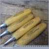 4 No. Vintage Marples Ridgeway Bevel Edge Chisels - Sharpened Honed