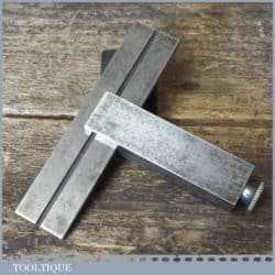 Vintage Engineer’s 3 ¼” Cast Steel Adjustable Try Square - Good Condition