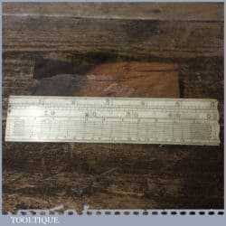 Scare Antique Imperial 6″ Gunter’s Scale Ruler Cupids Bow - Good Condition