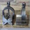 Vintage Matched Pair Engineers 1 ½” Vee Blocks Clamps - Good Condition