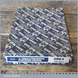 Vintage Boxed Moore & Wright No: 400 Engineer’s Precision Set Square