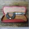 Vintage Moore & Wright No: 965 Imperial 0-1” Micrometer - Good Condition