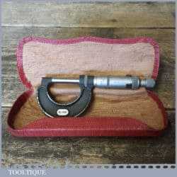 Vintage Moore & Wright No: 965 Imperial 0-1” Micrometer - Good Condition