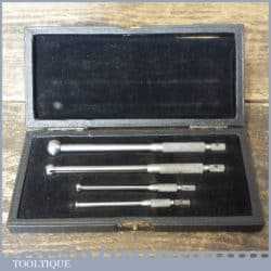 Vintage Lushington Boxed Set Small Hole Gauges - Good Condition