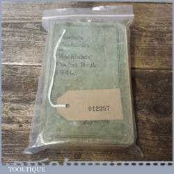 Vintage Fowler’s Mechanics And Machinists Pocket Book 1940 WW2