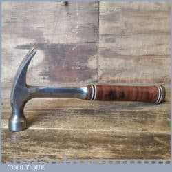 Vintage Estwing USA 20oz Claw Hammer - Stacked Leather Bound Handle