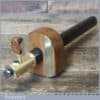 Unusual Antique Cutting Gauge Beechwood Brass Body - Good Condition