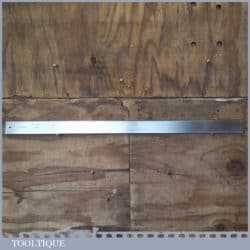 Vintage Maun Industries 36”engineers steel straight edge in good used condition.