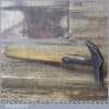 Vintage Glaziers No: 1 Strapped Claw Hammer Wooden Handle - Good Condition