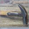 Vintage Glaziers No: 1 Strapped Claw Hammer Wooden Handle - Good Condition