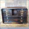 Beautiful Vintage 10 Draw Engineer’s Handmade Dovetailed Tool Chest