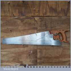 Vintage No: 88 Spear & Jackson 26” Rip Saw 7 TPI - Fully Refurbished