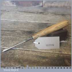 Vintage No: 11 Herring Bros 3/16” Straight Wood Carving Gouge Chisel - Sharpened