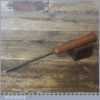 Vintage No: 11 S.J Addis 1/8” Straight Wood Carving Gouge Chisel - Sharpened