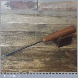 Vintage No: 11 S.J Addis 1/8” Straight Wood Carving Gouge Chisel - Sharpened