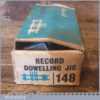 Vintage boxed Record No: 148 dowelling jig in good used condition.