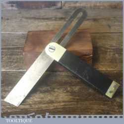 Vintage Osbourn 9” Rosewood Brass Sliding Bevel - Good Condition