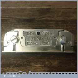 Vintage Stanley England No: 79 Side Rebate Plane - Good Condition