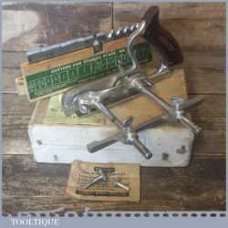 Vintage Boxed Stanley No: 50 Combination Plough Plane 17 Cutters - Fully Refurbished