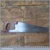 Vintage 17 ½” Henry Disston Philadelphia USA D8 Panel Saw 9 TPI - Sharpened