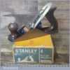 Vintage Boxed Stanley No: 4 Smoothing Plane - Fully Refurbished Ready To Use