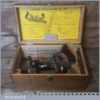 Vintage Boxed Record No: 405 Combination Plough Plane 22 Cutters - Fully Refurbished
