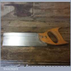 Vintage Spear & Jackson 10” Steel Back Tenon Saw 12 TPI - Sharpened